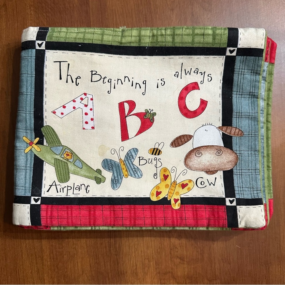 Soft A, B, C alphabet baby book